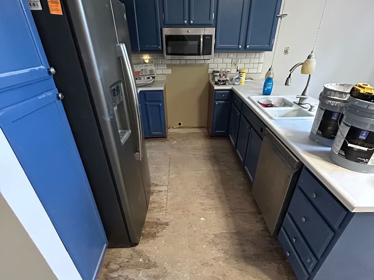 Installing LVP Flooring In a Kitchen in Denver