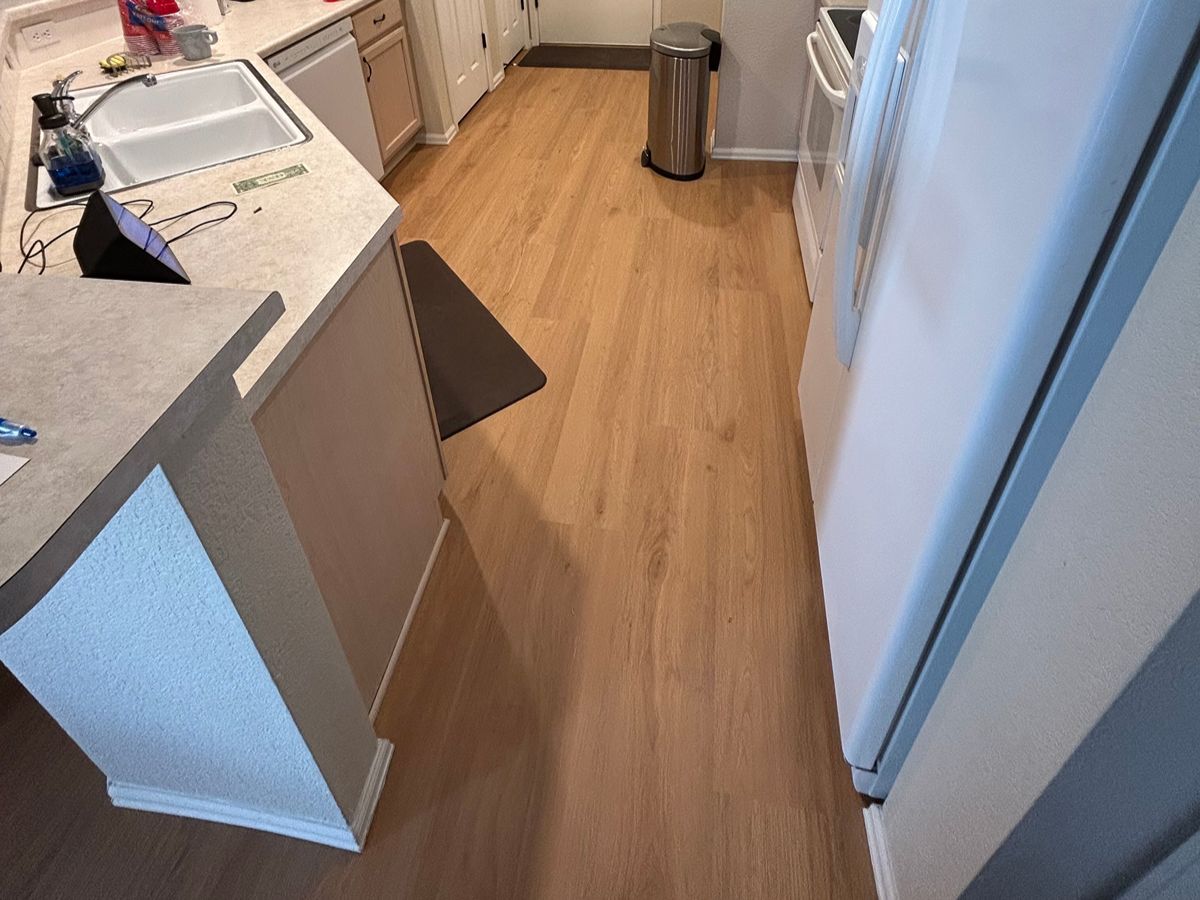 Installing Laminate Flooring In Denver Kitchen